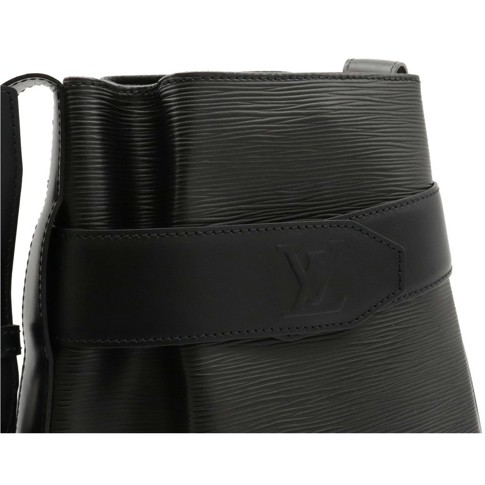 Louis Vuitton Epi Sac Depaule Shoulder Bag Hobo Leather Noir Black - Picture 6 of 7